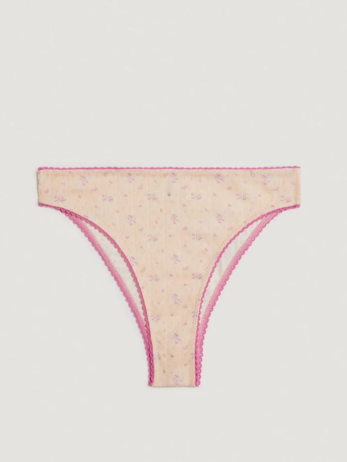 Rouje Lingerie Women Carmen Panties Charmeuse Poudre