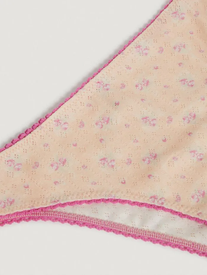 Rouje Lingerie Women Carmen Panties Charmeuse Poudre