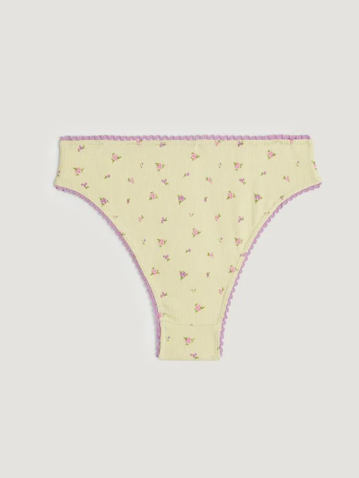 Rouje Lingerie Women Carmen Panties Mini Fleurs Anis