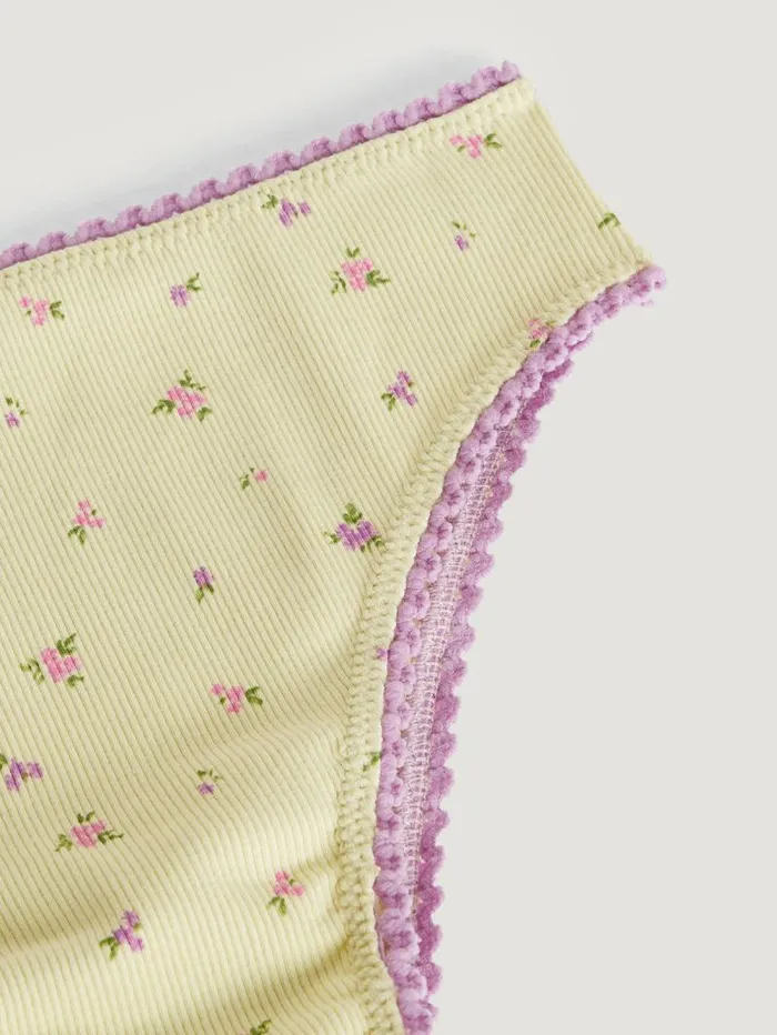 Rouje Lingerie Women Carmen Panties Mini Fleurs Anis