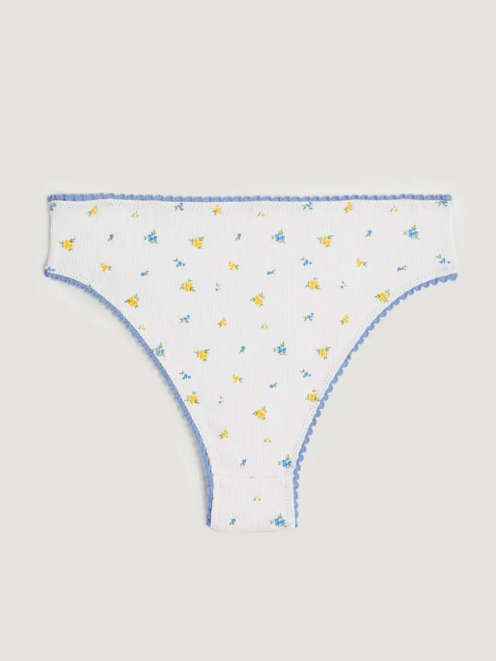 Rouje Lingerie Women Carmen Panties Mini Fleurs Ecru