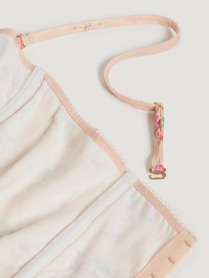 Rouje Lingerie Women Paco Top Bouquet Charmant Poudre
