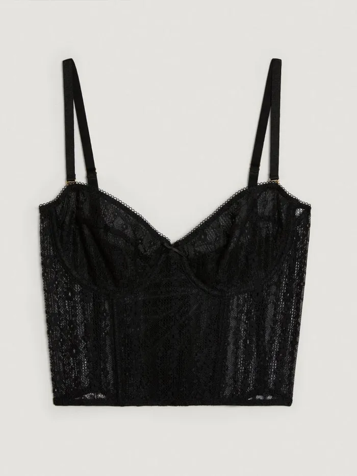 Rouje Lingerie Women Paco Top Dentelle Noir