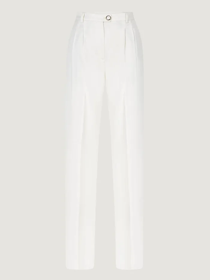 Rouje Pants Women Billie Pants Lin Stretch Ecru