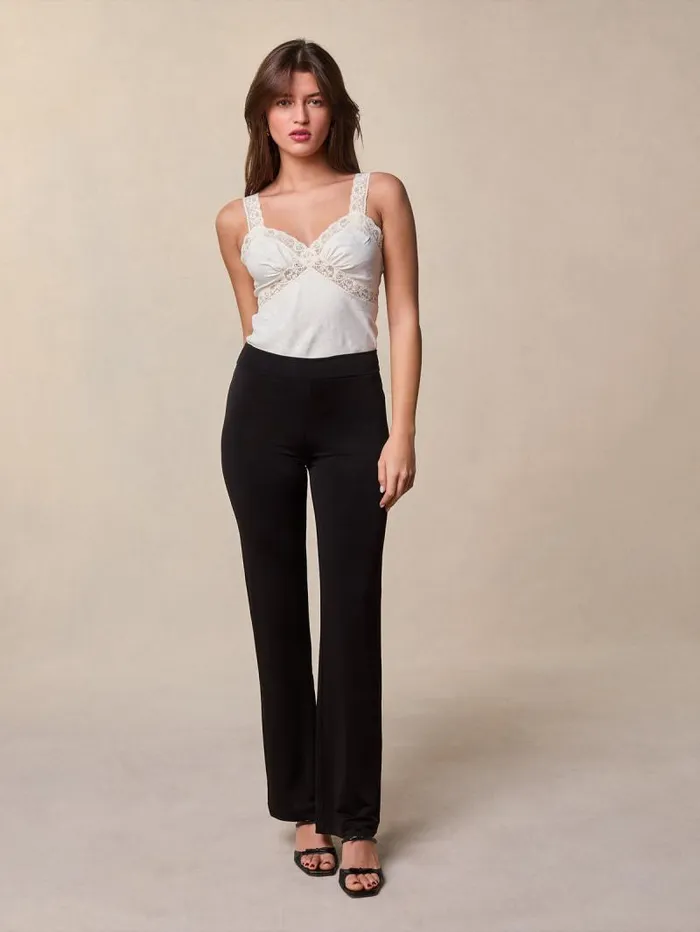Rouje Pants Women Glenda Pants Uni Noir