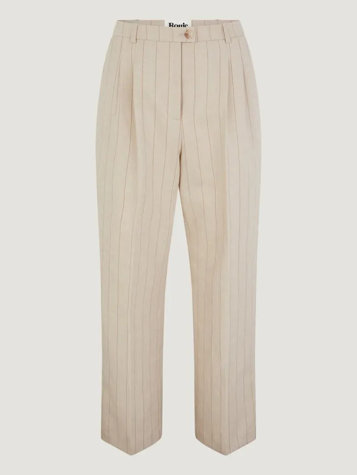 Rouje Pants Women Jeje Pants Rayure Tennis Beige