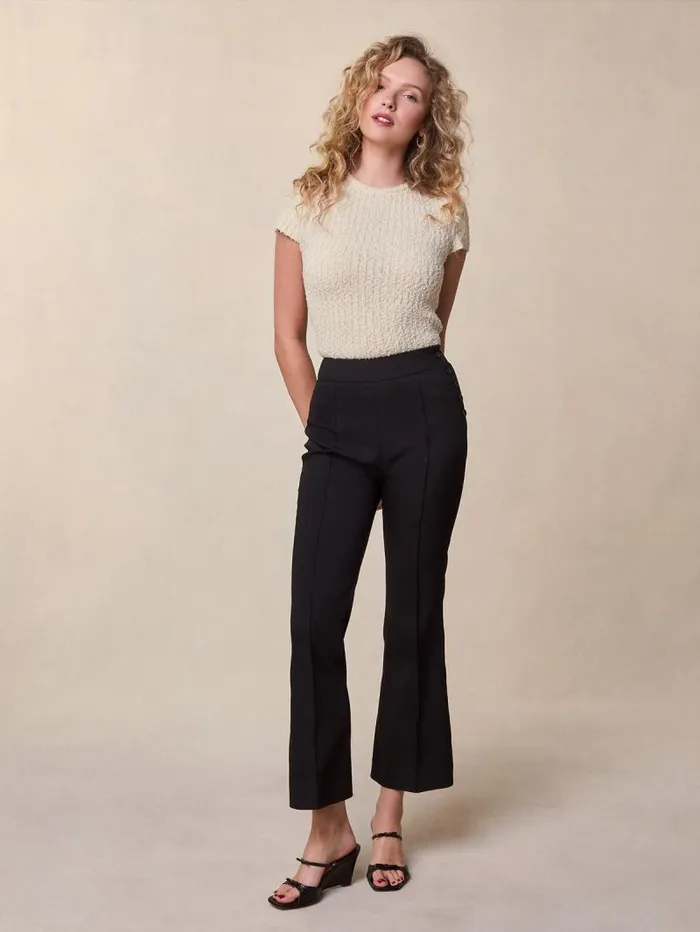 Rouje Pants Women Joakim Pants Upcycled Uni Noir