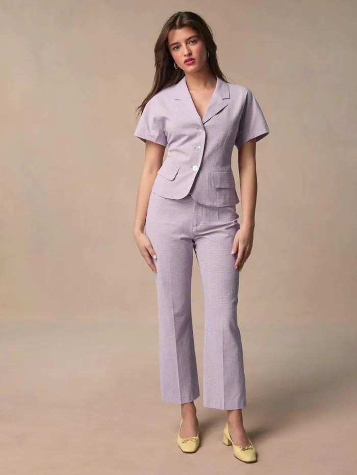 Rouje Pants Women Pat Pants Broderieanglaise Lilas