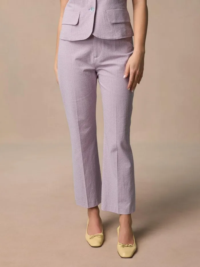 Rouje Pants Women Pat Pants Broderieanglaise Lilas