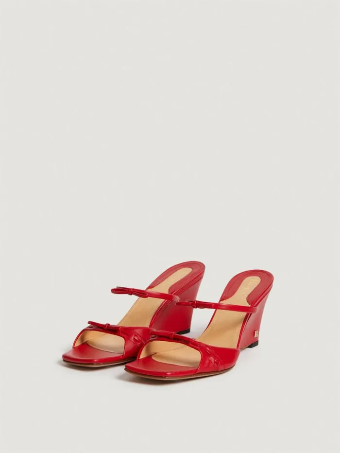Rouje Shoes Women Eve Mules Cuir Rouge