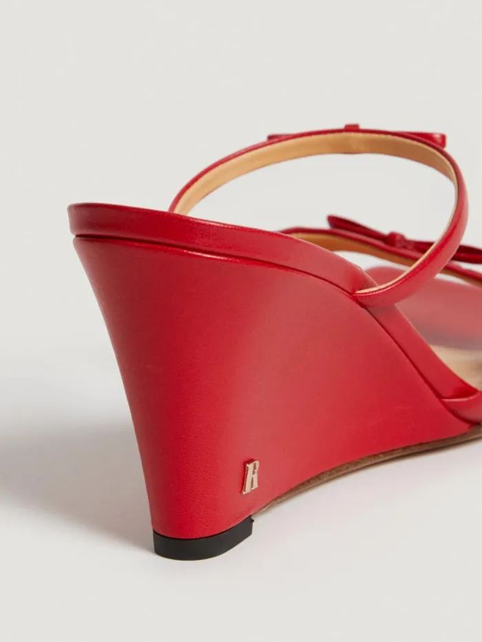 Rouje Shoes Women Eve Mules Cuir Rouge