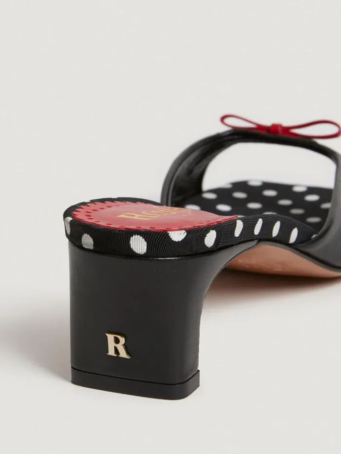 Rouje Shoes Women Philea Mules Pois Noir