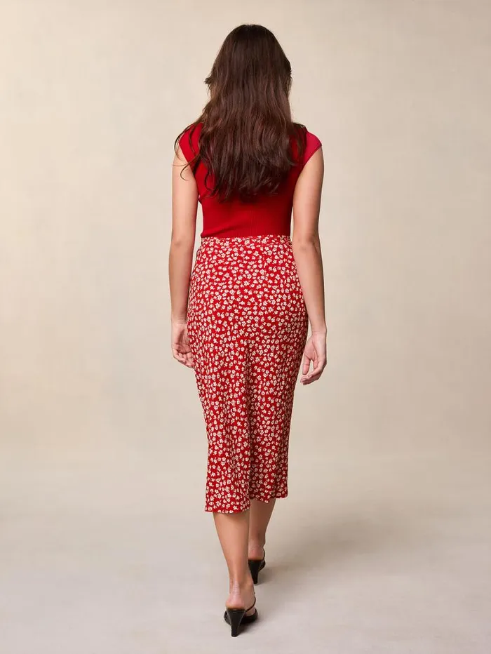 Rouje Skirts Women Carina Skirt Dimanche Bucolique Rouge
