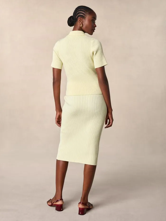 Rouje Skirts Women Livia Skirt Uni Jaune