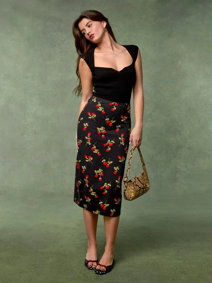 Rouje Skirts Women Naella Skirt Jetederoses Noir
