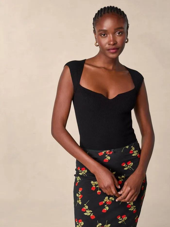 Rouje Skirts Women Naella Skirt Jetederoses Noir
