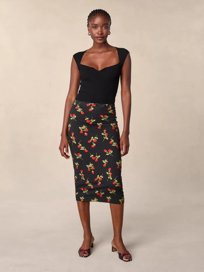 Rouje Skirts Women Naella Skirt Jetederoses Noir