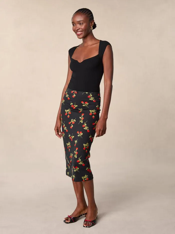 Rouje Skirts Women Naella Skirt Jetederoses Noir