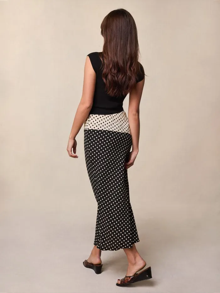 Rouje Skirts Women Suzanne Skirt Pois Carmen Noir