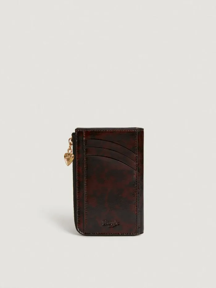 Rouje Small Leather Goods Women Jeannette Wallet Vernis Tortue