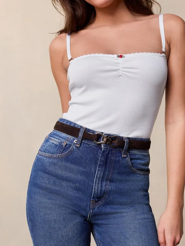 Rouje Tops Women Alexa Top Uni Blanc