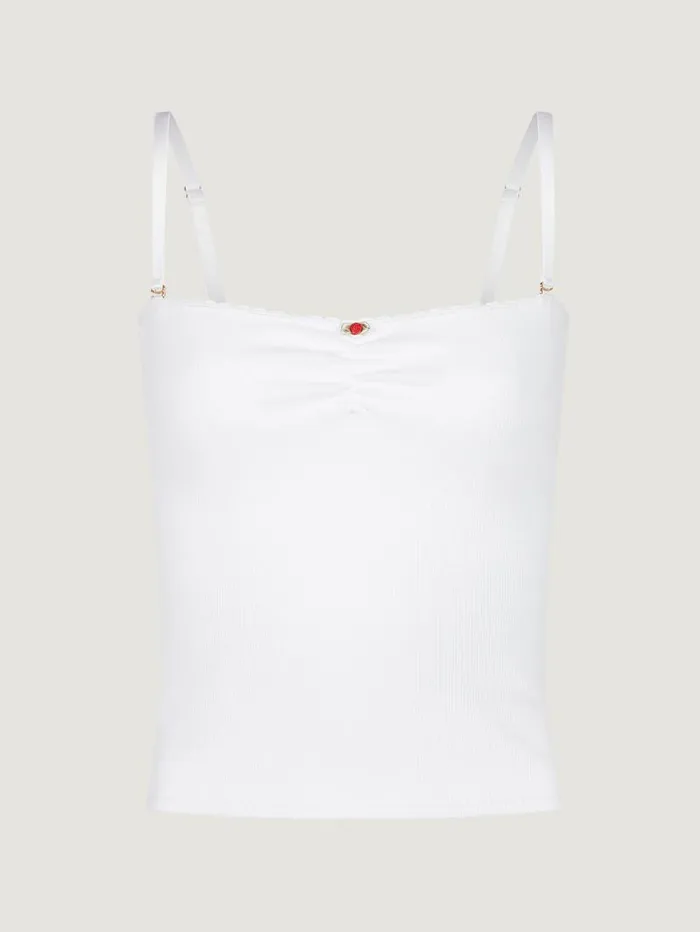 Rouje Tops Women Alexa Top Uni Blanc