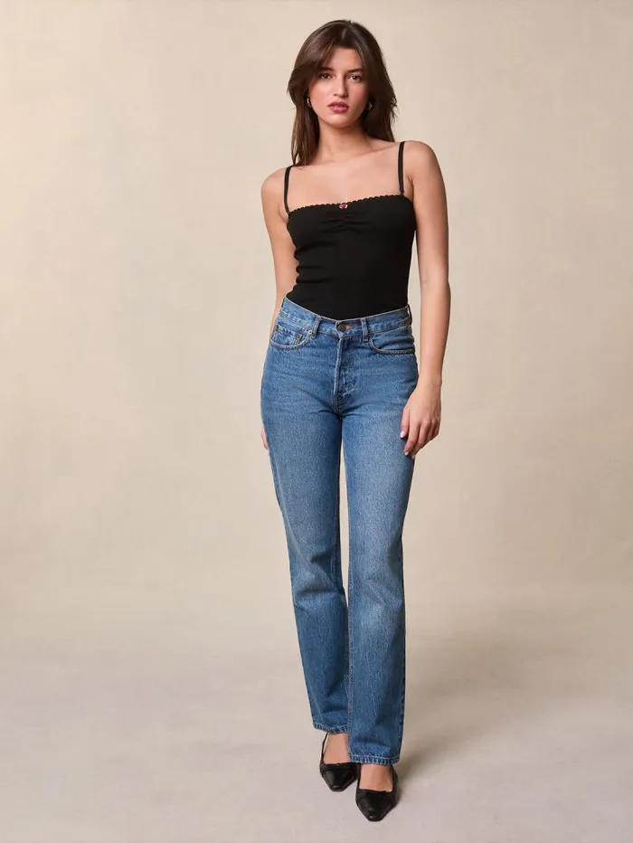 Rouje Tops Women Alexa Top Uni Noir