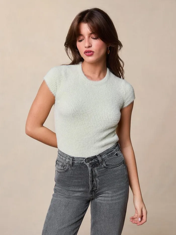 Rouje Tops Women Aurelio Top Fur Menthe
