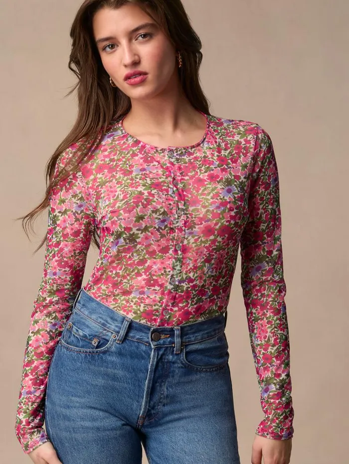 Rouje Tops Women Barcley Top Magnolia Rose
