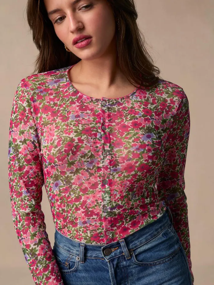 Rouje Tops Women Barcley Top Magnolia Rose
