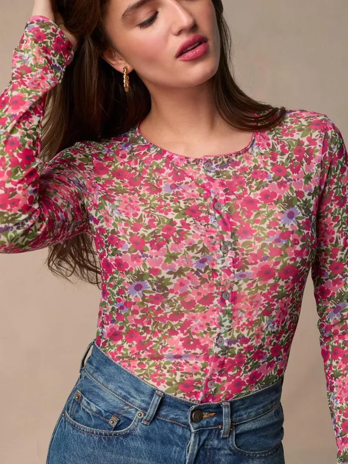 Rouje Tops Women Barcley Top Magnolia Rose