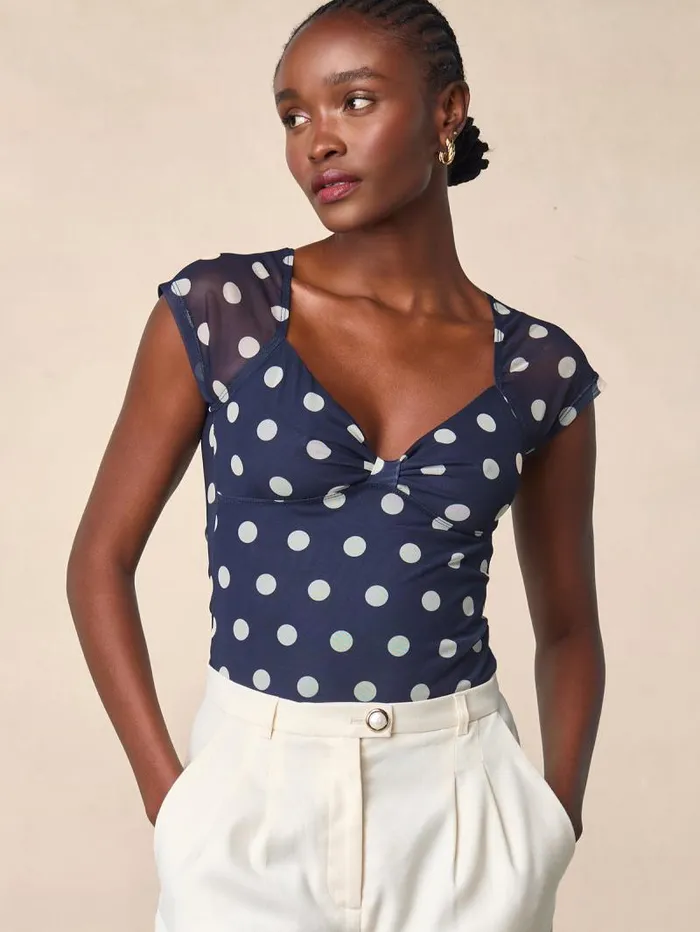 Rouje Tops Women Bonnie Top Poislola Marine