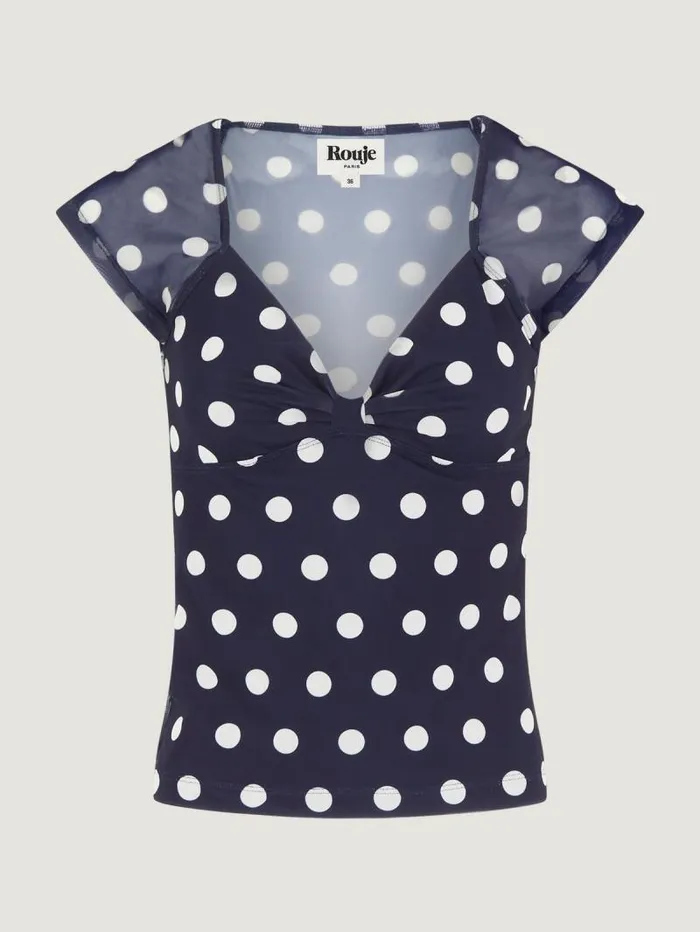 Rouje Tops Women Bonnie Top Poislola Marine