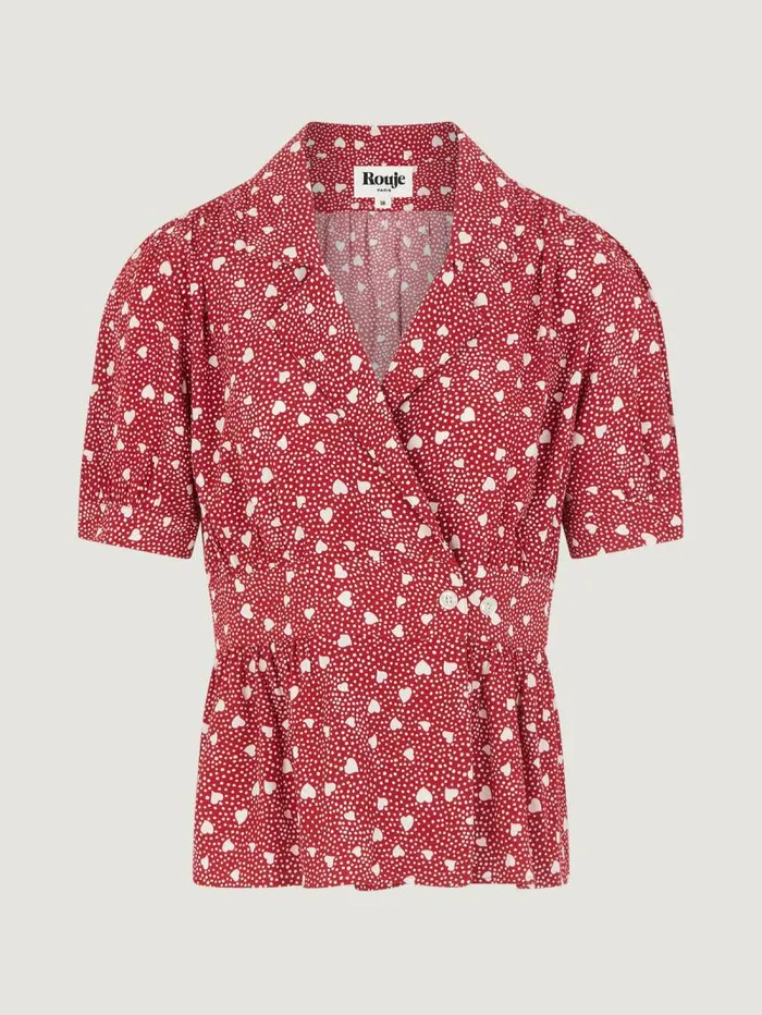 Rouje Tops Women Dalia Top Amour Rouge