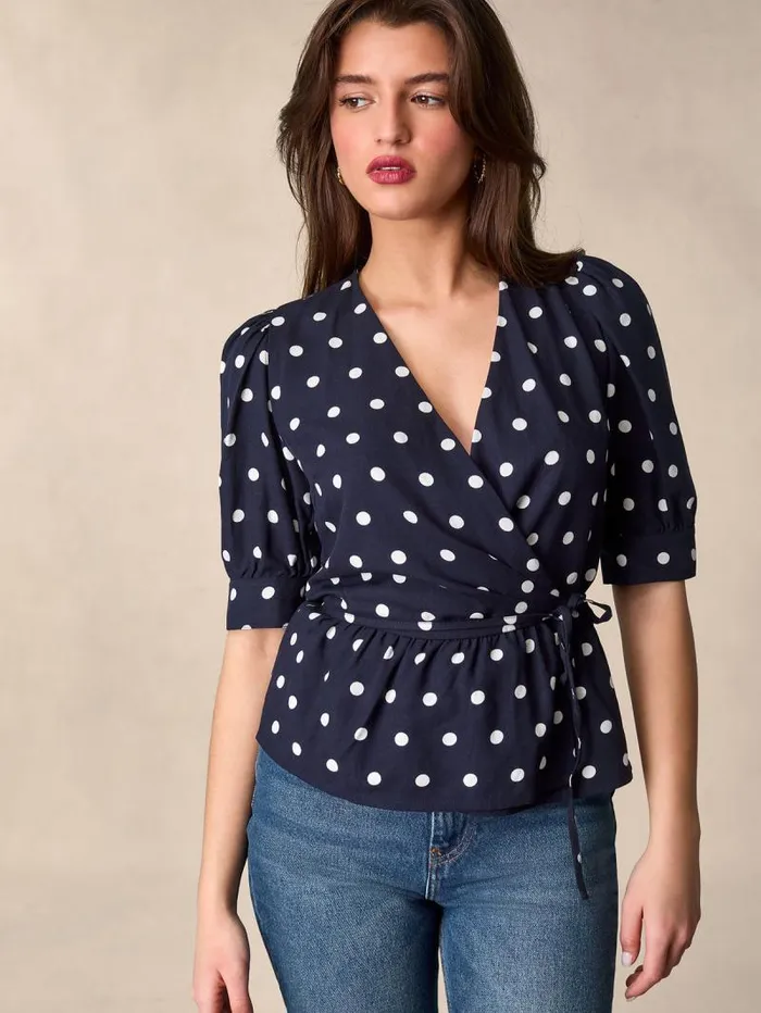 Rouje Tops Women Dolores Top Poislola Marine