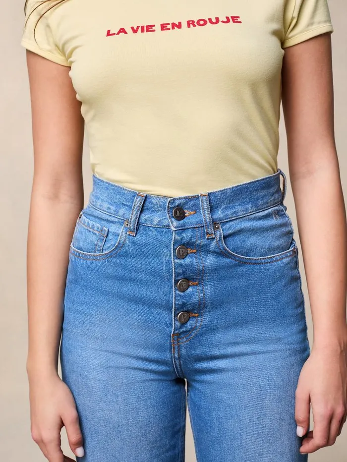 Rouje Tops Women Fergus TShirt Uni Jaune
