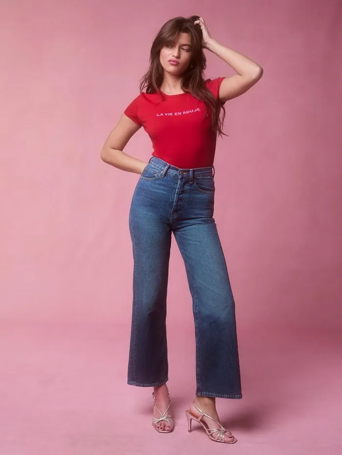 Rouje Tops Women Fergus TShirt Uni Rouge