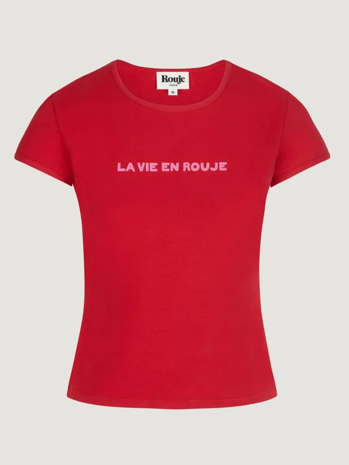 Rouje Tops Women Fergus TShirt Uni Rouge