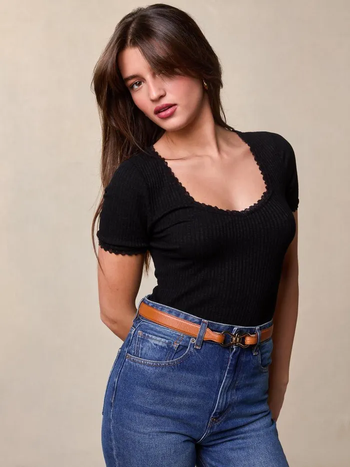 Rouje Tops Women Giuia Top Noir