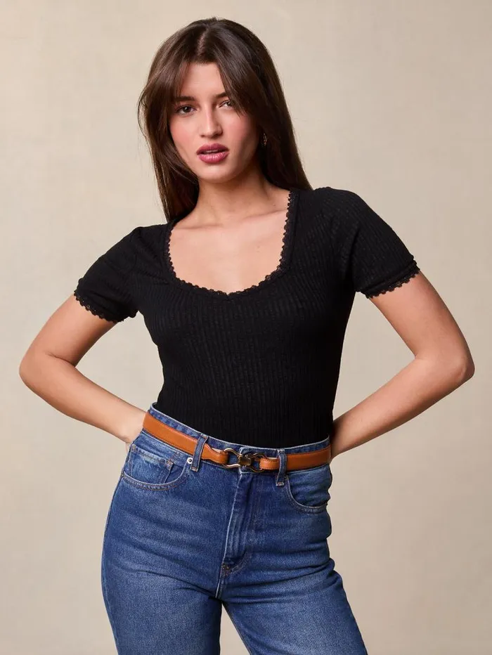 Rouje Tops Women Giuia Top Noir