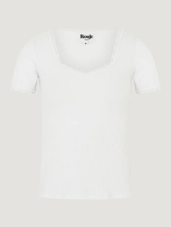 Rouje Tops Women Giuia Top Uni Blanc
