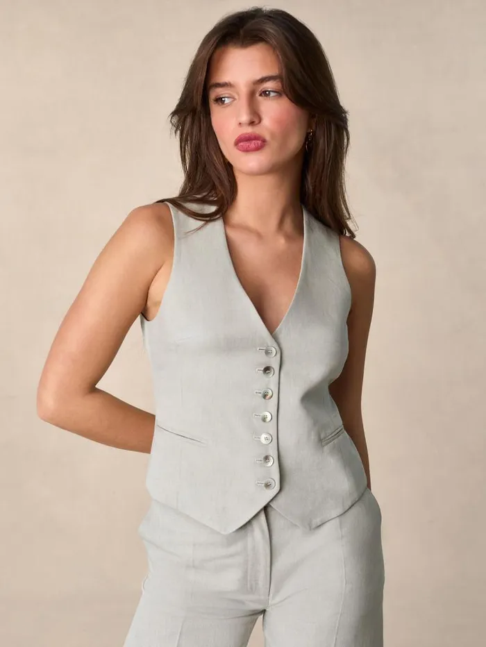Rouje Tops Women Jacob Top Uni Vert De Gris