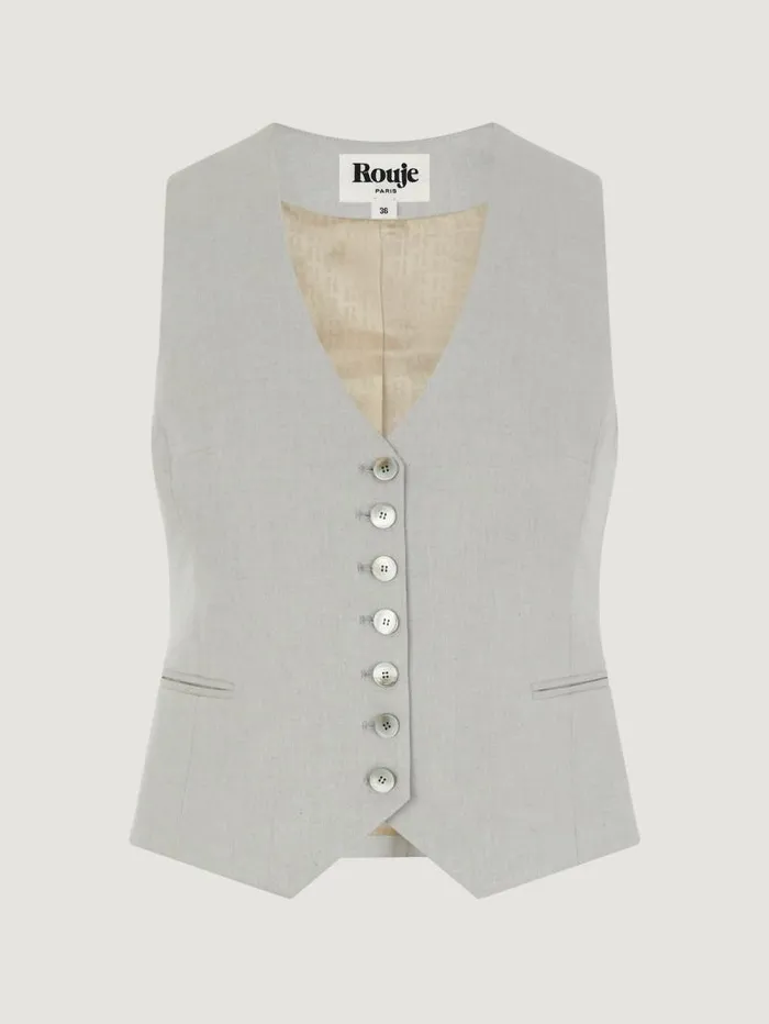 Rouje Tops Women Jacob Top Uni Vert De Gris