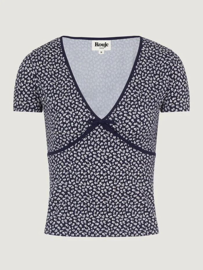 Rouje Tops Women Karene Top Springgarden Marine