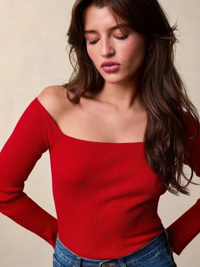 Rouje Tops Women Marlone Sweater Uni Rouge
