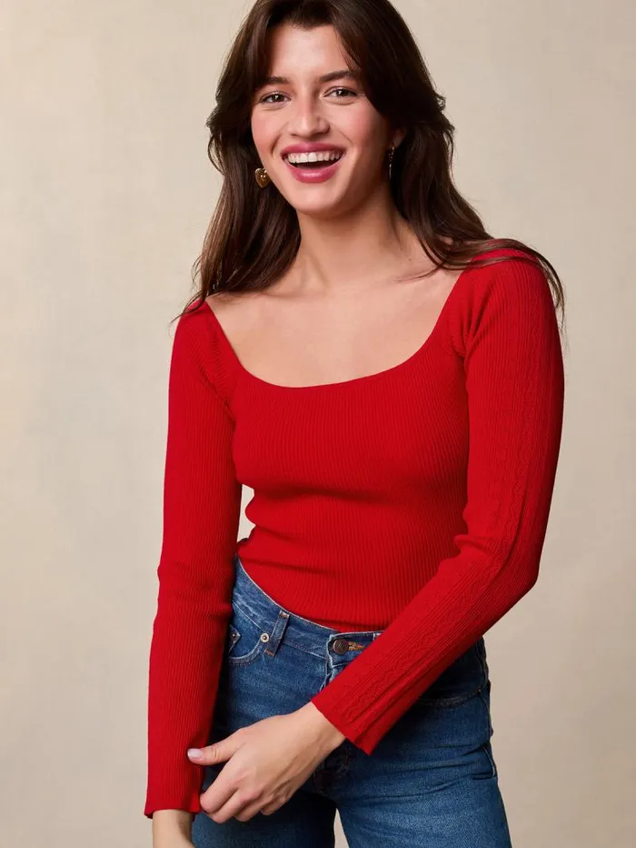 Rouje Tops Women Marlone Sweater Uni Rouge