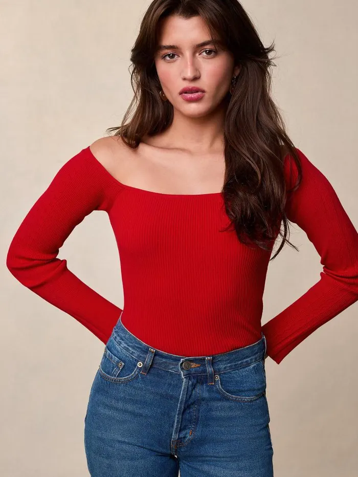 Rouje Tops Women Marlone Sweater Uni Rouge