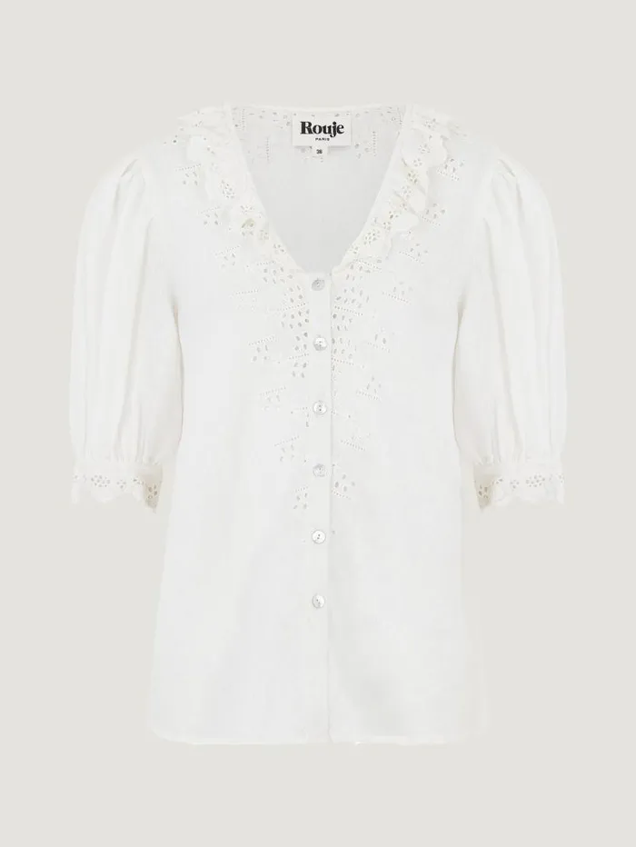 Rouje Tops Women Olga Shirt Blanc