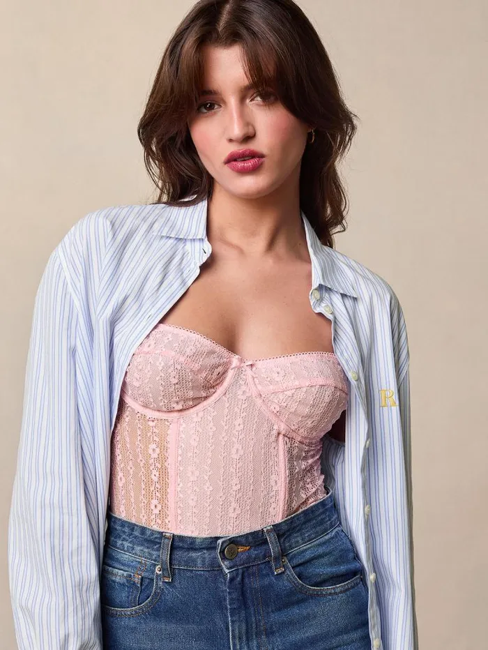 Rouje Tops Women Paco Top Dentelle Rose