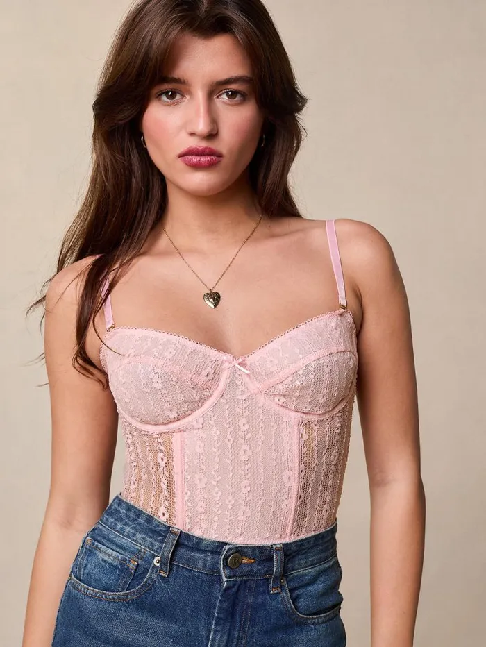 Rouje Tops Women Paco Top Dentelle Rose